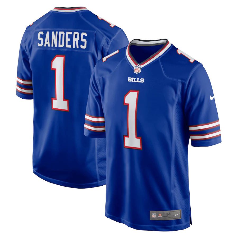 Men Buffalo Bills #1 Emmanuel Sanders Nike Royal Game Player NFL Jersey